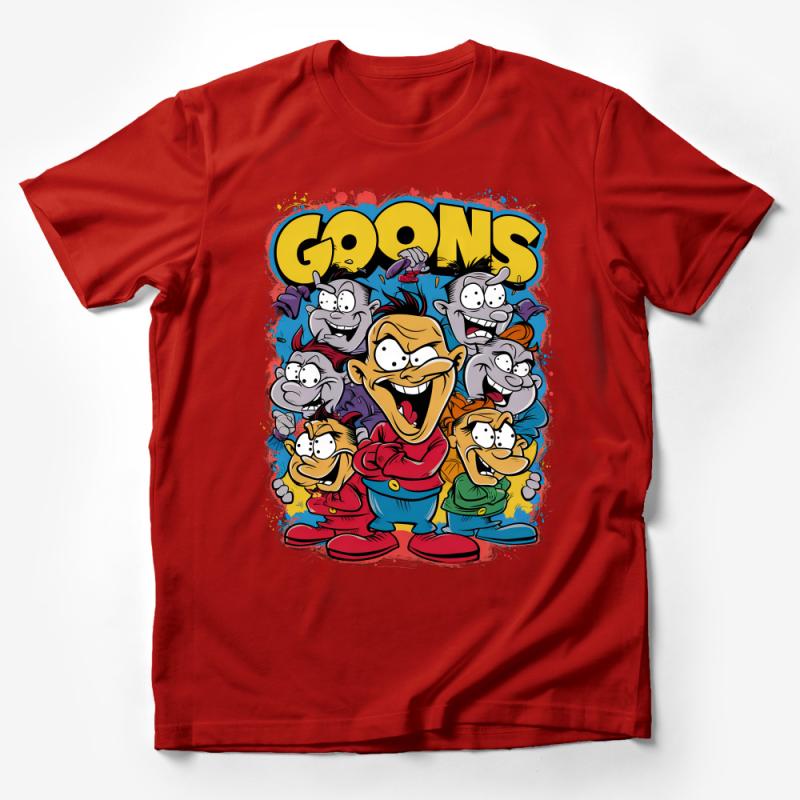 Cartoon Goons Graphic Tee, Fun Character Group Shirt, Unique Comic Art T-Shirt, Vibrant Unisex Apparel, Gift for Cartoon Lovers Male T-Shirt