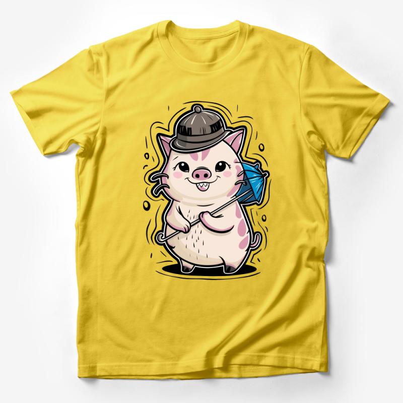 Cute Detective Cat Tee, Kids Cartoon Animal T-Shirt, Funny Whimsical Kitten Shirt, Gift for Cat Lovers, Unisex Graphic Tee Male T-Shirt