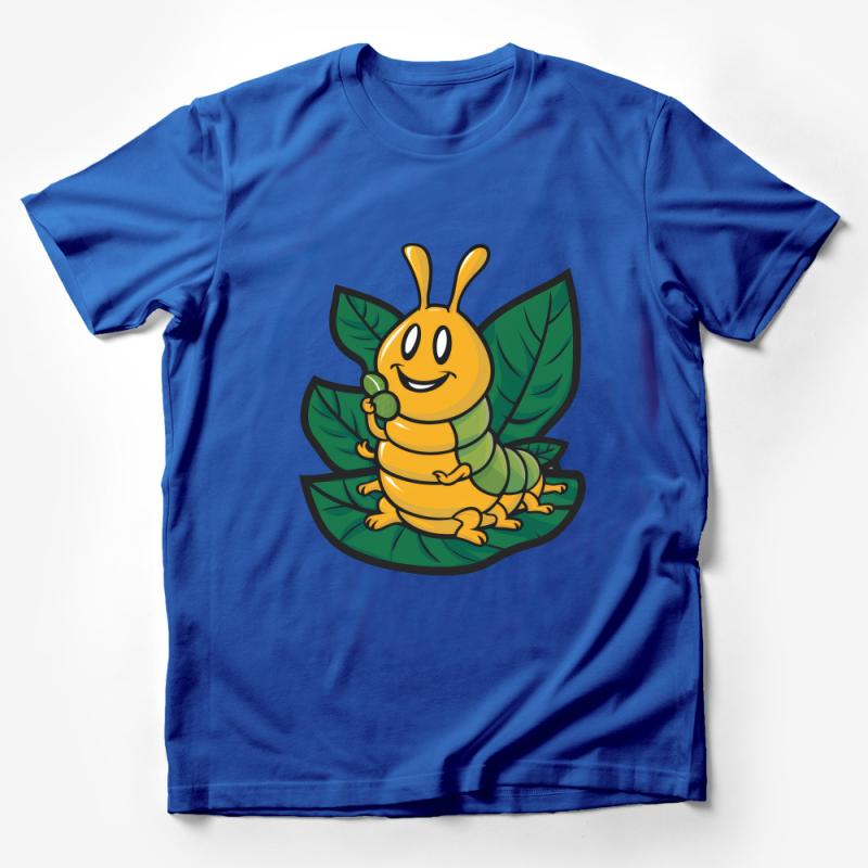 Cute Cartoon Bee Graphic T-Shirt, Nature-Inspired Tee, Unisex Kids and Adult Sizes, Soft Cotton Casual Wear Male T-Shirt