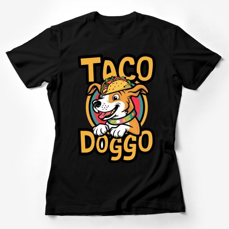 Taco Doggo T-Shirt, Cute Corgi Graphic Tee, Funny Dog Lover Shirt, Mexican Foodie Casual Wear Female T-Shirt