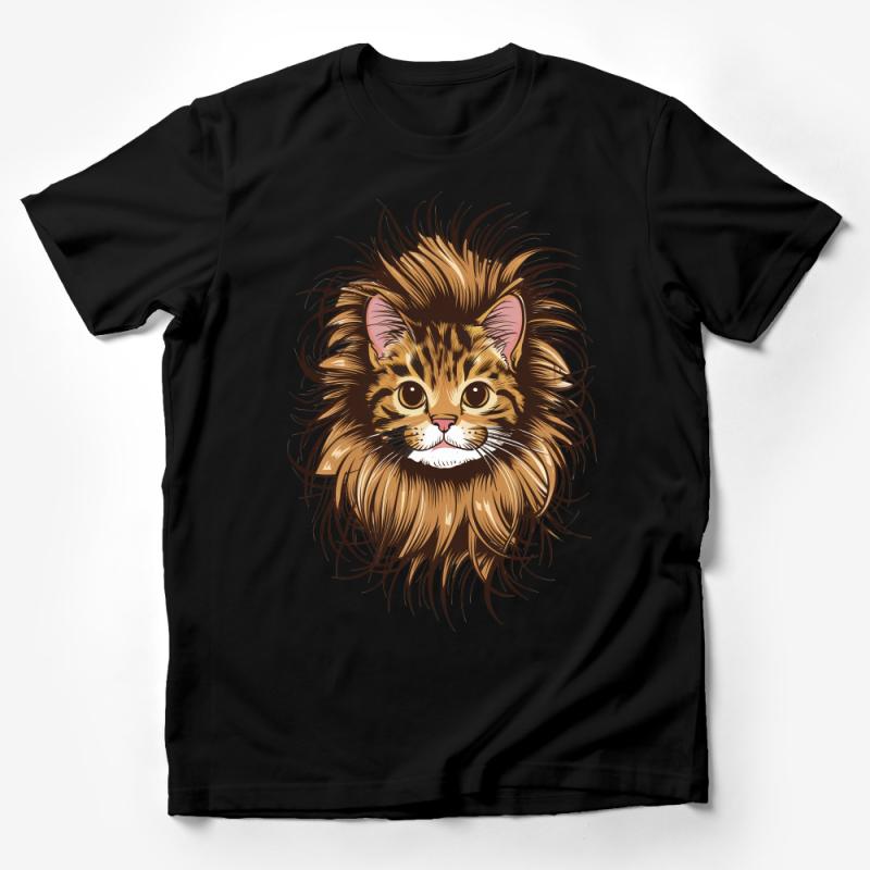 Cute Lion Cub Graphic Tee, Adorable Animal Illustration T-Shirt, Unisex Casual Wear, Nature-Inspired Shirt for All Ages Male T-Shirt