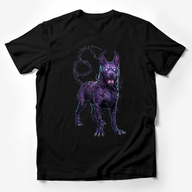 Fantasy Wolf T-Shirt, Mystical Creature Tee, Men's Women's Unisex Clothing, Unique Graphic Shirt, Dark Aesthetic, Gift for Fantasy Lovers Male T-Shirt