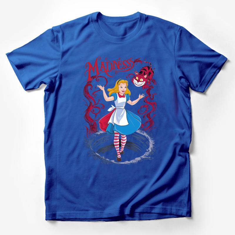 Whimsical Alice in Wonderland T-Shirt, Fantasy Graphic Tee, Literary Vintage Inspired Top, Unique Gift for Book Lovers Unisex Apparel Male T-Shirt