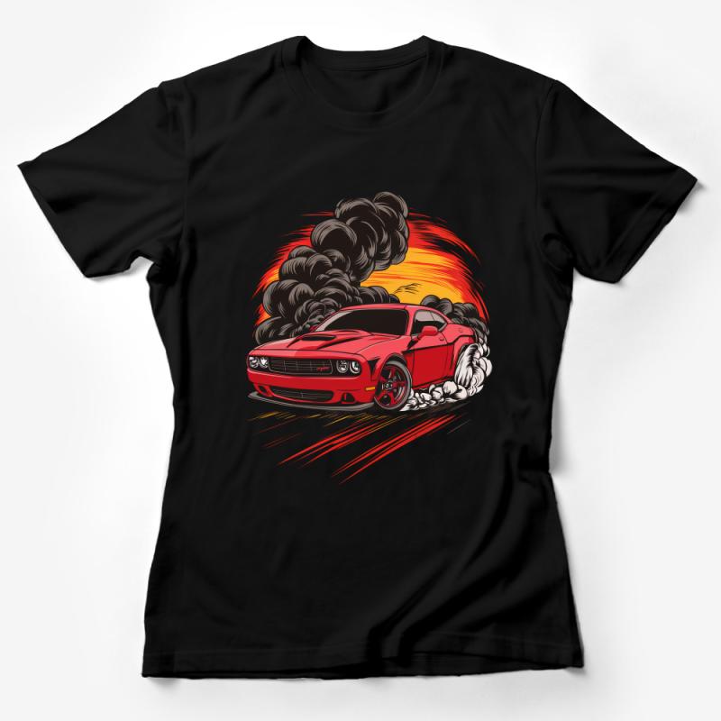 Vintage Muscle Car T-Shirt, Classic American Speed Auto Tee, Retro Collectible Vehicle Shirt, Car Enthusiast Apparel Female T-Shirt