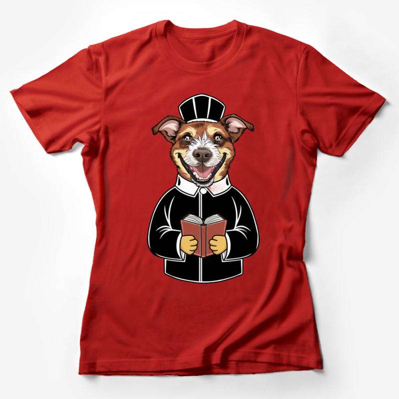 Dog Chef T-Shirt, Cute Cook Pup Graphic Tee, Funny Animal Shirt, Casual Unisex Dog Lover Clothing, Pet-Themed Apparel Female T-Shirt