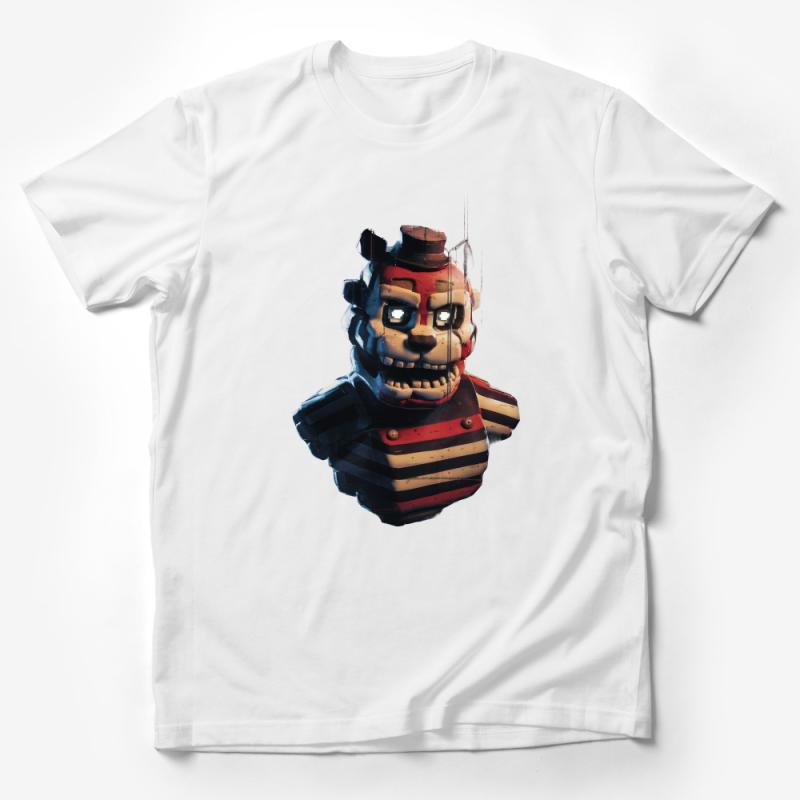 Unique Animated Pirate Bear Graphic Tee, Cool Cartoon Character T-Shirt, Unisex Adult Kids Top, Casual Streetwear, Gift Idea for Gamers Male T-Shirt