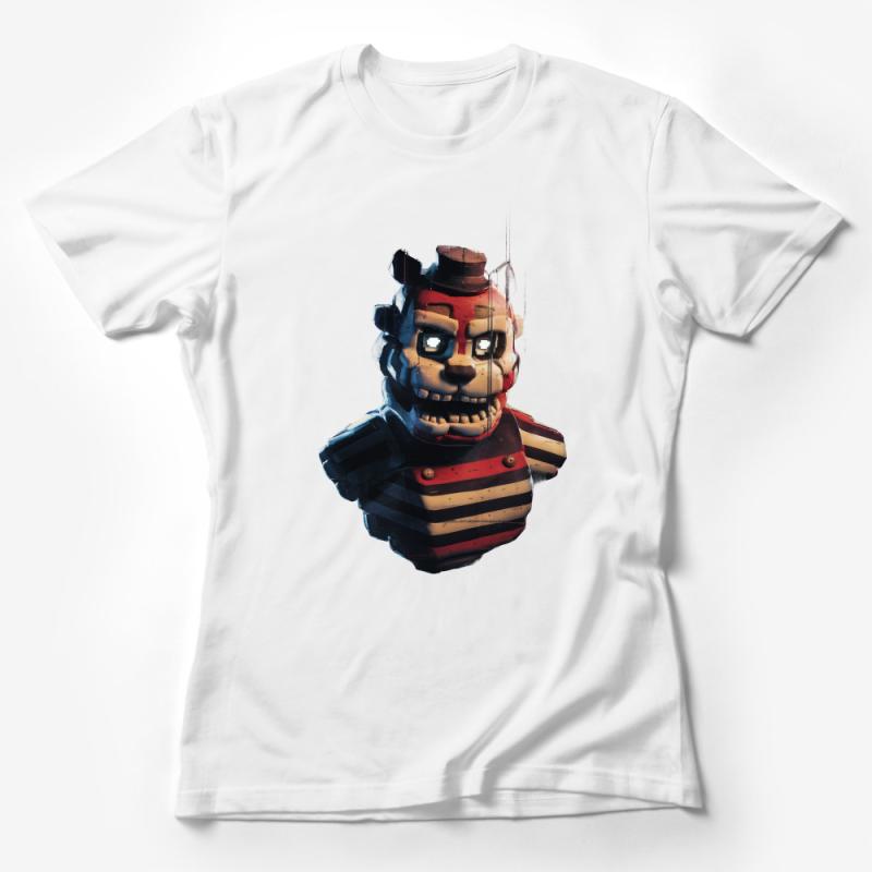 Unique Animated Pirate Bear Graphic Tee, Cool Cartoon Character T-Shirt, Unisex Adult Kids Top, Casual Streetwear, Gift Idea for Gamers Female T-Shirt