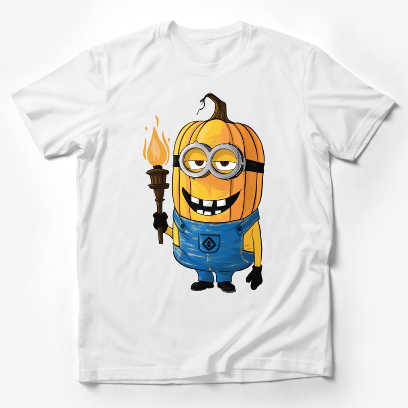 Funny Minion Pumpkin Character T-Shirt, Halloween Costume Tee, Men’s Women’s Kids Shirt, Cartoon Graphic Top Male T-Shirt