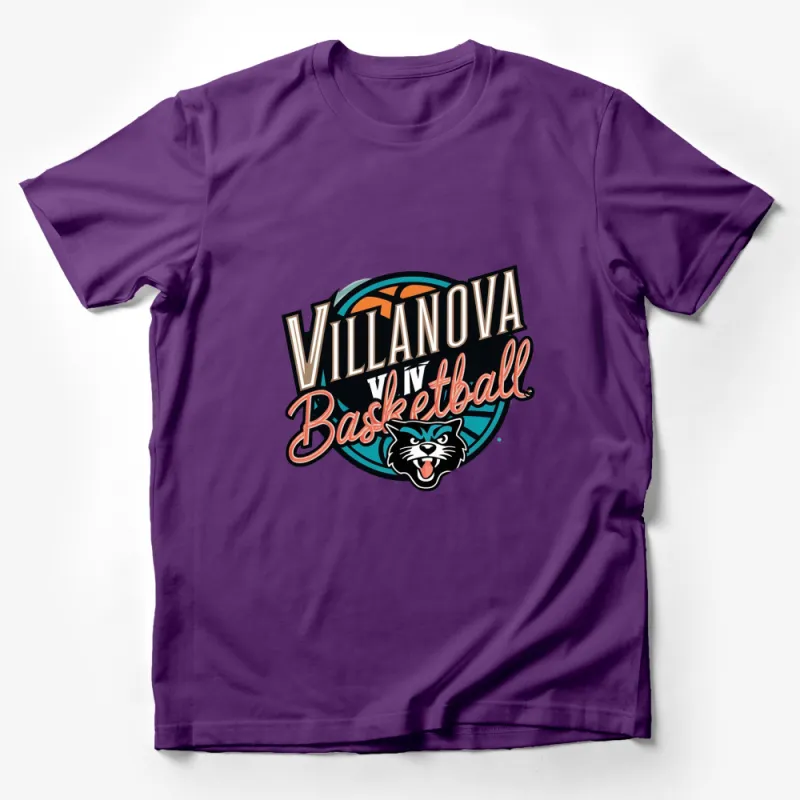 Villanova Basketball Team Logo T-Shirt, Wildcat Graphic Tee, College Sports Apparel, Men Women Unisex Shirt Male T-Shirt