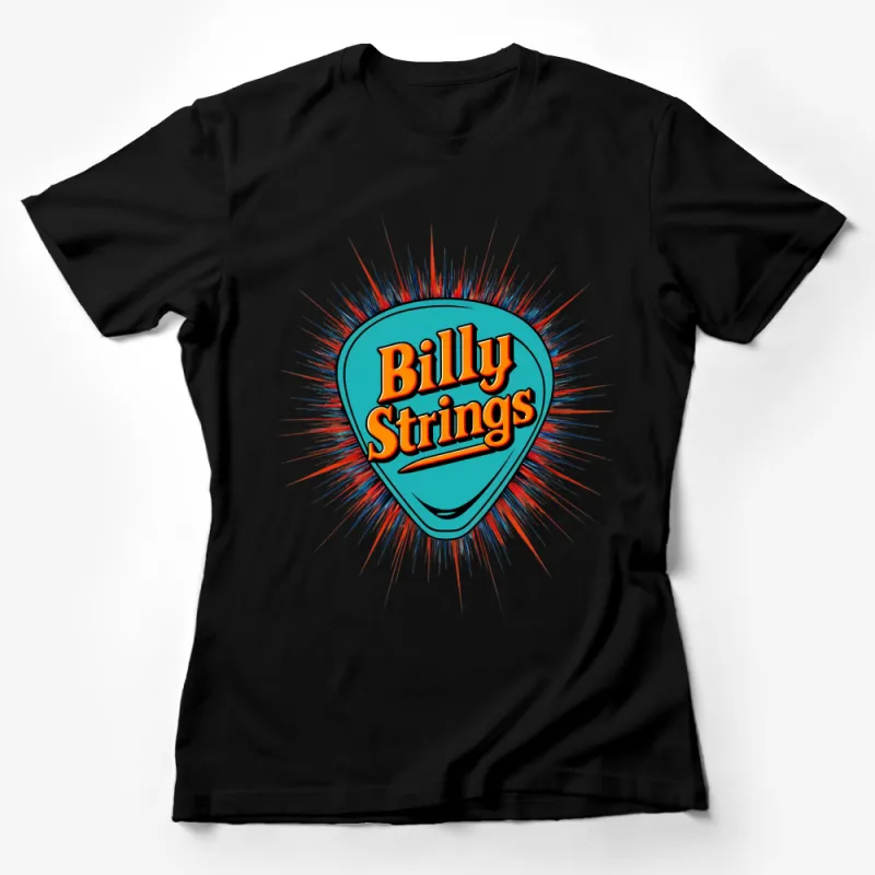 Billy Strings Guitar Pick Explosion Graphic T-Shirt, Music Lover Gift, Cool Band Tee, Unisex Cotton Shirt Female T-Shirt