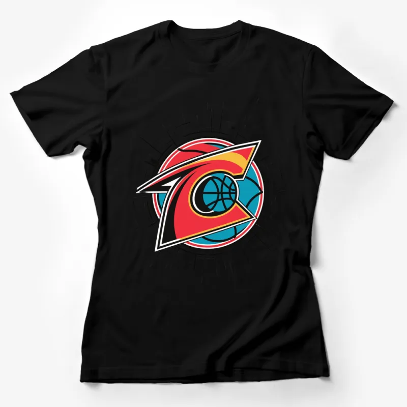 Abstract Eye Graphic T-Shirt, Modern Artistic Design, Colorful Unique Streetwear Tee Female T-Shirt