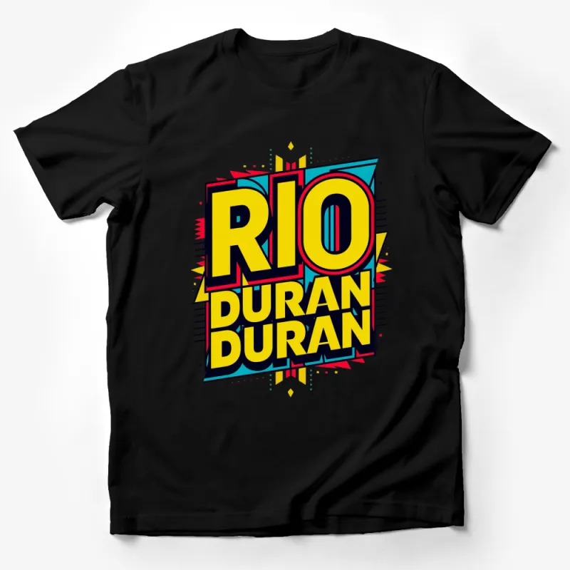 Retro Rio Duran Duran Inspired Graphic Tee, Vintage Style Pop Art T-Shirt Male T-Shirt