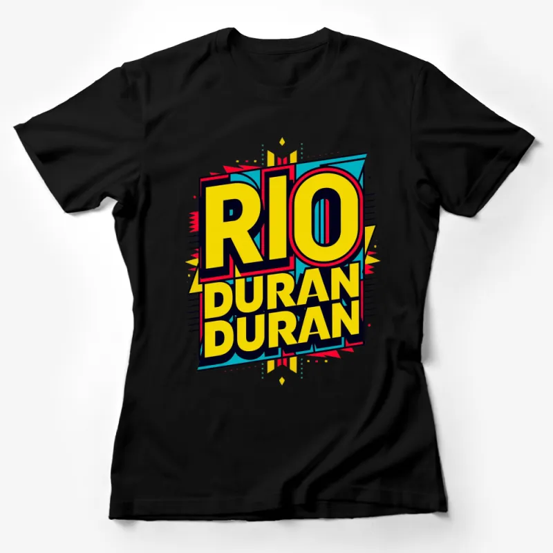 Retro Rio Duran Duran Inspired Graphic Tee, Vintage Style Pop Art T-Shirt Female T-Shirt