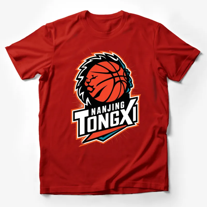 Nanjing Tongxi Basketball Team Logo T-Shirt, Unisex Sports Fan Apparel, Gift for Basketball Lovers Male T-Shirt