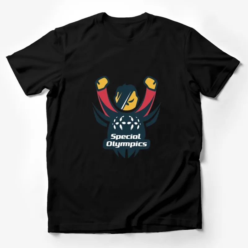 Special Olympics Victory Graphic T-Shirt, Inspirational Athlete Tee, Empowering Sports Apparel Male T-Shirt