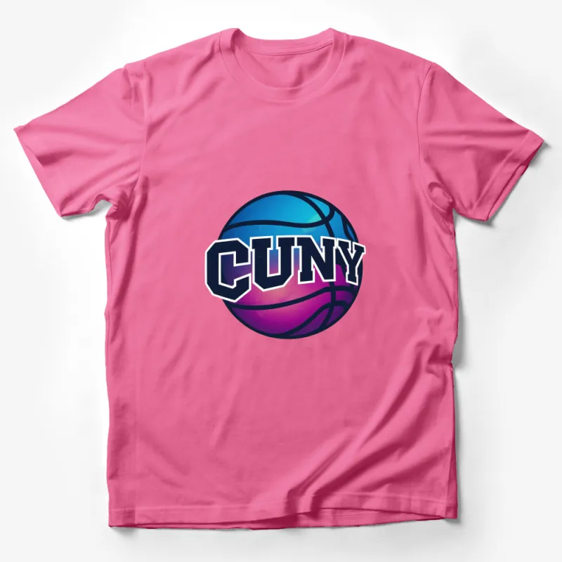 CUNY Basketball Logo T-Shirt, College Sports Fan Apparel, Unisex Graphic Tee Male T-Shirt