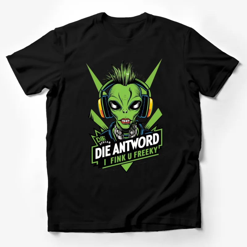 Die Antwoord I Fink U Freeky Alien Graphic T-Shirt, Unisex Music Fan Tee, Bold Statement Shirt Male T-Shirt