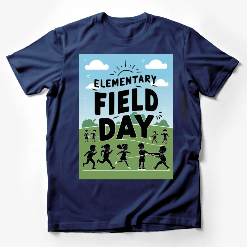 Elementary Field Day T-Shirt, Kids Outdoor Activity Tee, School Event Shirt Male T-Shirt