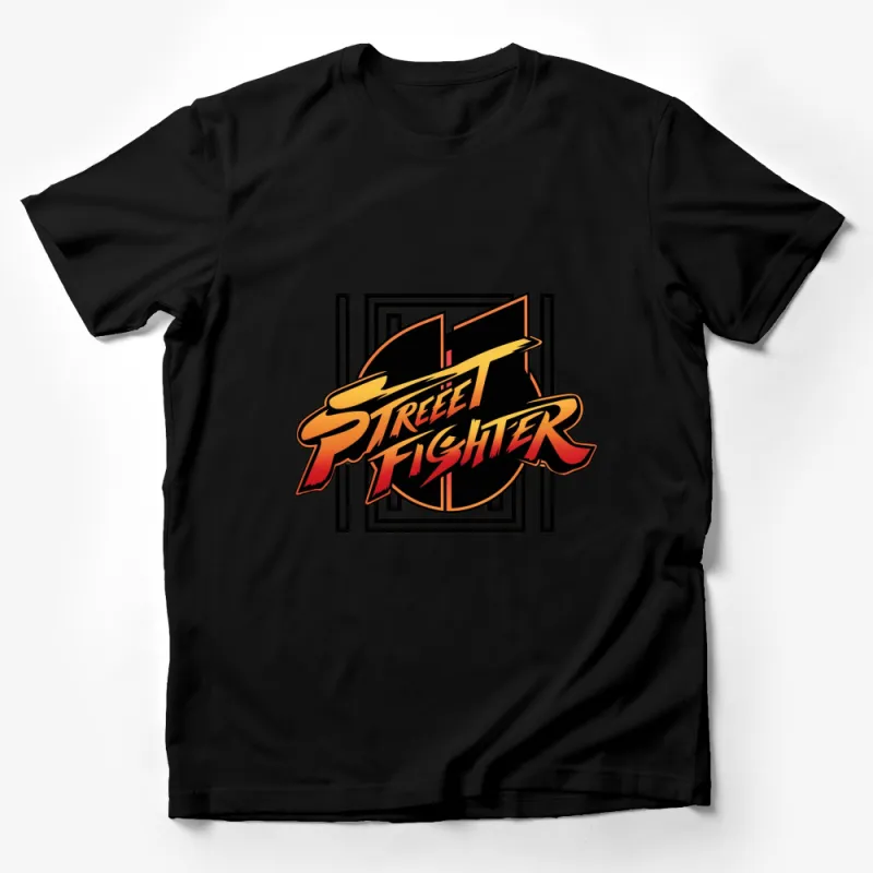 Vintage Street Fighter Logo T-Shirt, Classic Arcade Game Tee, Retro Gamer Fashion, Unisex Graphic Shirt Male T-Shirt