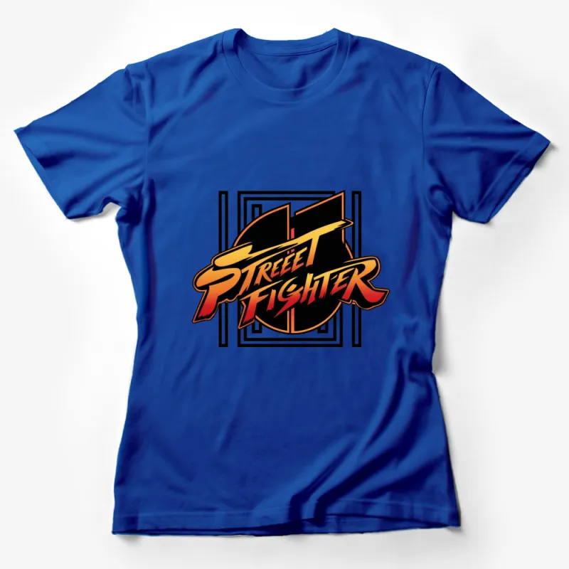 Vintage Street Fighter Logo T-Shirt, Classic Arcade Game Tee, Retro Gamer Fashion, Unisex Graphic Shirt Female T-Shirt