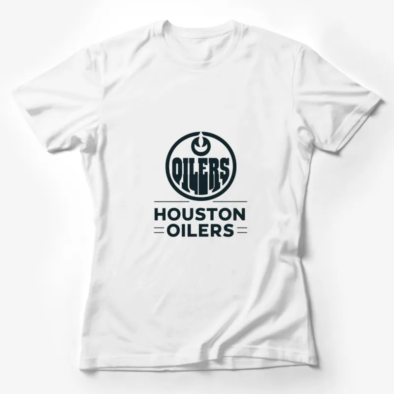 Vintage Houston Oilers Logo T-Shirt, Classic Football Team Tee, Retro Sports Apparel, Collector's Item Female T-Shirt