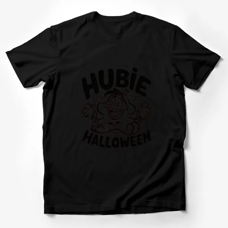 Hubie Halloween Themed T-Shirt, Funny Pumpkin Character, Casual Fall Wear Male T-Shirt