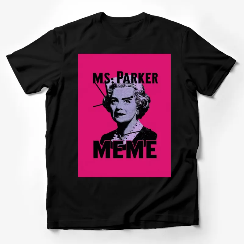 Vintage Ms. Parker Meme T-Shirt, Pink Retro Graphic Tee, Classic Movie Inspired Shirt Male T-Shirt