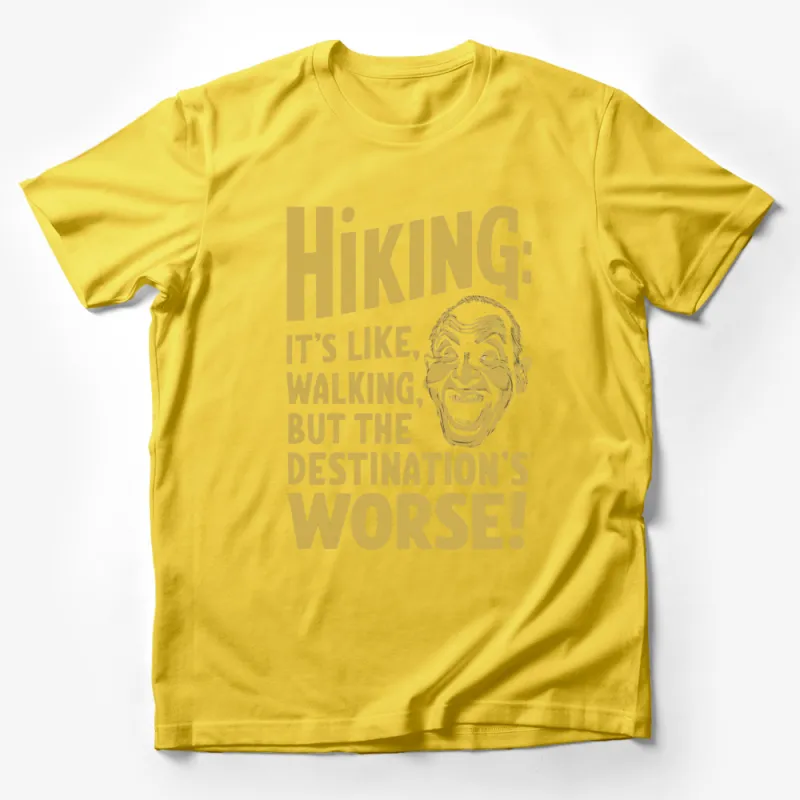 Hiking T-Shirt Funny Quote Walking Outdoor Enthusiast Gift Hiker Graphic Tee Male T-Shirt