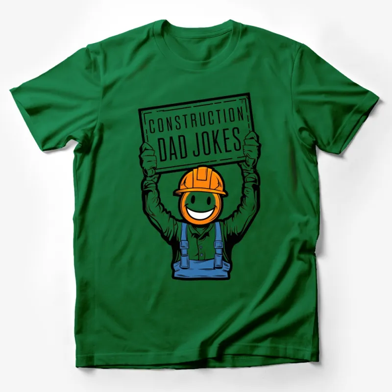 Funny Construction Dad Jokes T-Shirt, Cartoon Worker Humor Tee, Gift for Fathers Male T-Shirt