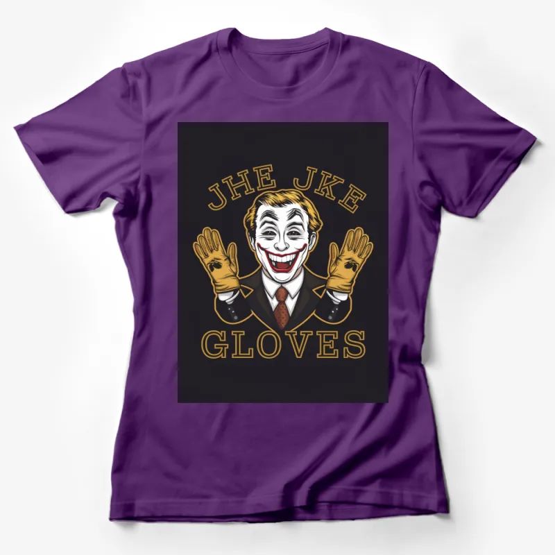 Vintage Style Joker T-Shirt, Funny Comic Character Tee, Retro Graphic Shirt, Unisex Female T-Shirt