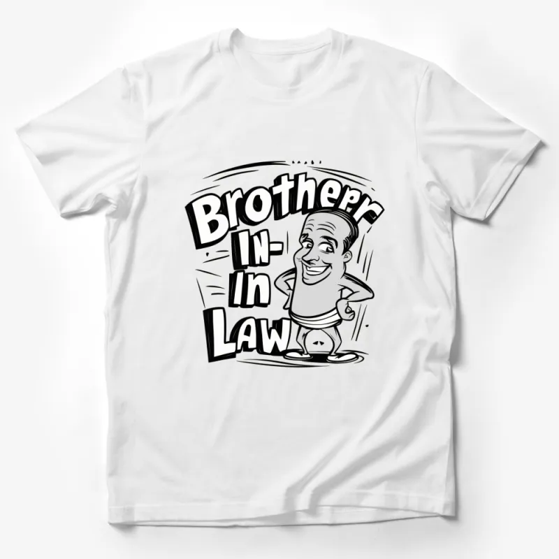 Funny Brother-In-Law T-Shirt, Cartoon Character Family Humor Tee, Perfect Gift Idea Male T-Shirt