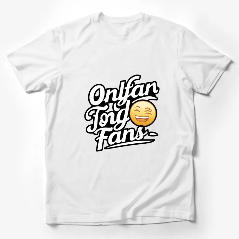 OnlyFan Toy Fans Emoji Graphic T-Shirt, Unisex Casual Wear, Cool Emoji Expression Tee Male T-Shirt