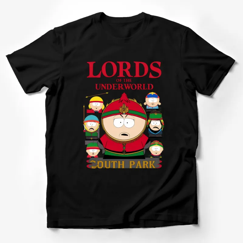 South Park Character Tee, Lords of The Underworld Band, Fan Merchandise Unisex T-Shirt Male T-Shirt