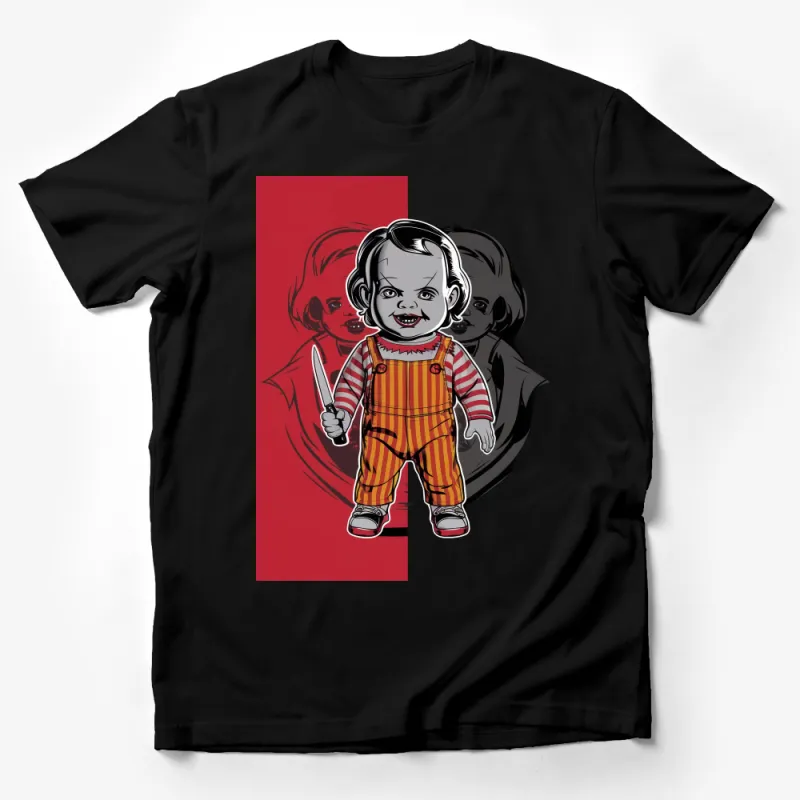 Vintage Horror Movie Inspired T-Shirt, Classic Scary Character Tee, Unisex Adult Clothing, Unique Graphic Design Shirt, Pop Culture Apparel Male T-Shirt