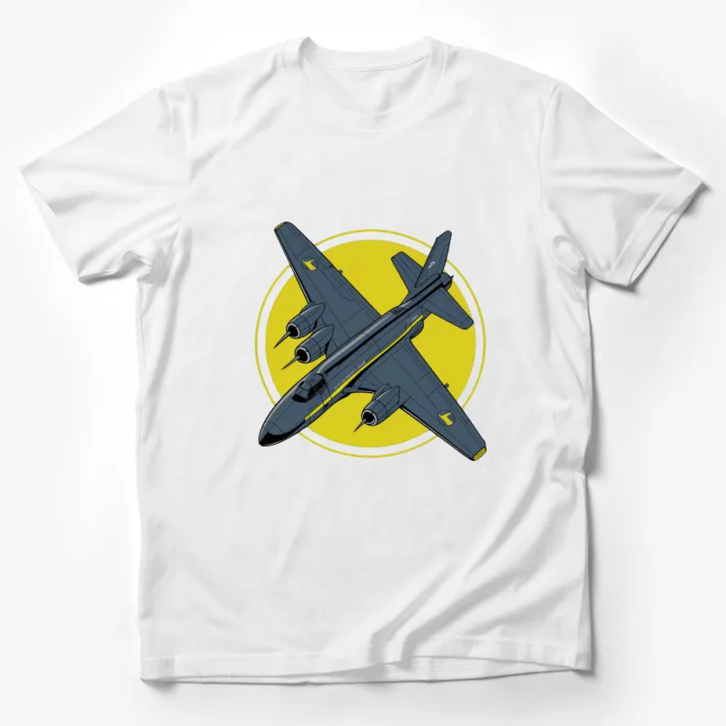 Vintage Airplane Graphic Tee, Classic Aviation T-Shirt, Pilot Enthusiast Gift, Retro Aircraft Unisex Top, Casual Flight Apparel Male T-Shirt