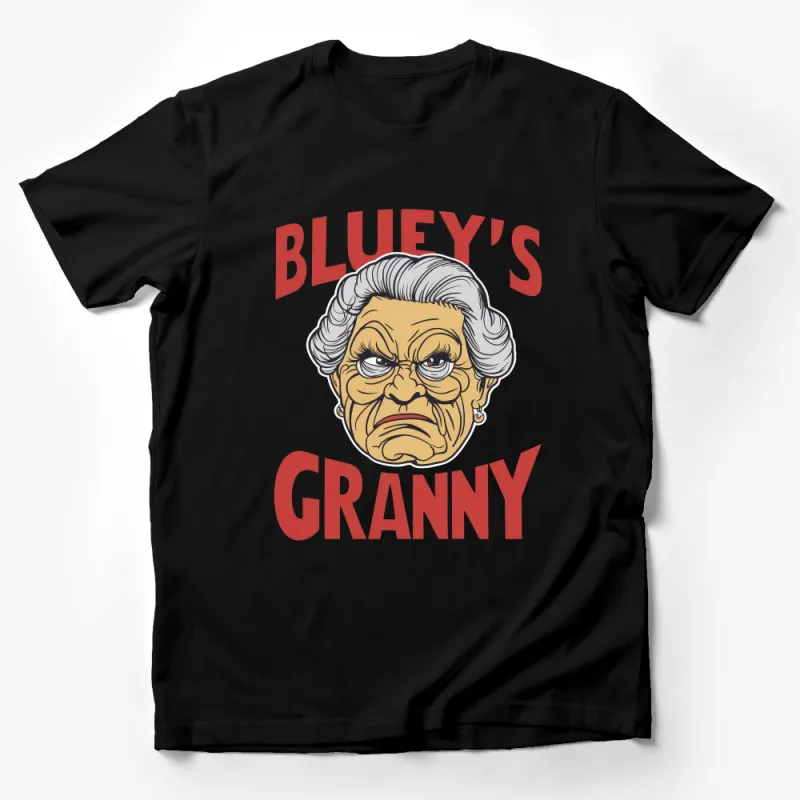 Bluey's Granny Cartoon Graphic T-Shirt, Fun Animated Character Tee, Gift for Cartoon Lovers, Unisex T-Shirt Male T-Shirt