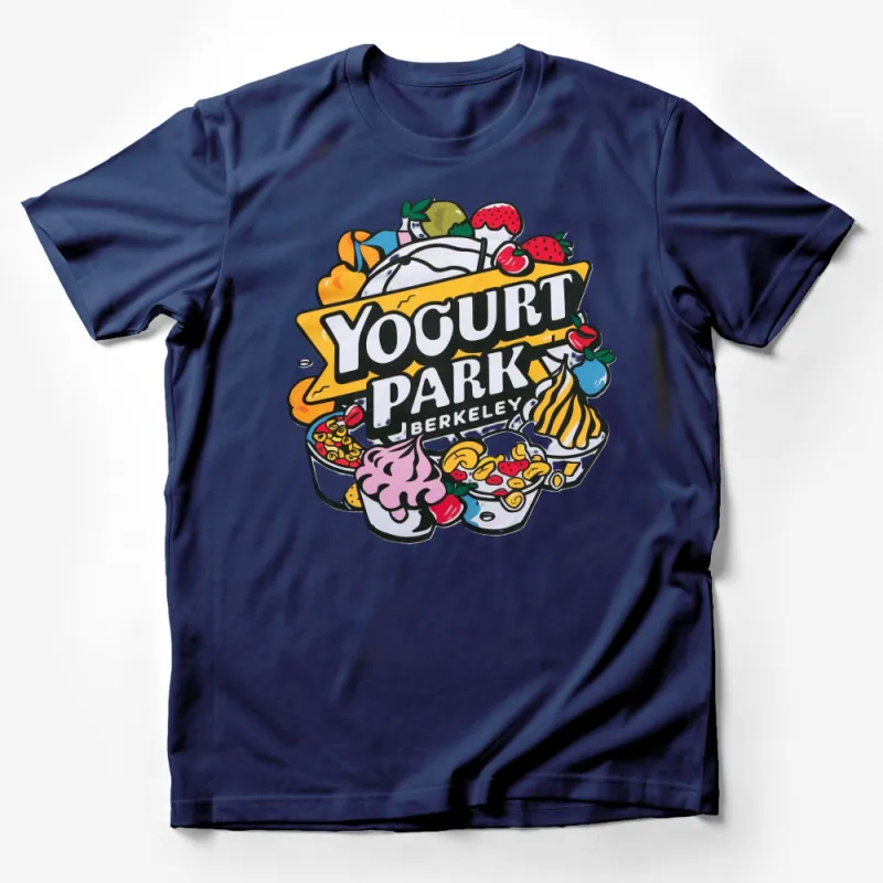 Colorful Dessert Graphic Tee, Fun Ice Cream and Yogurt T-Shirt, Casual Summer Shirt, Foodie Gift, Unisex Tee Male T-Shirt