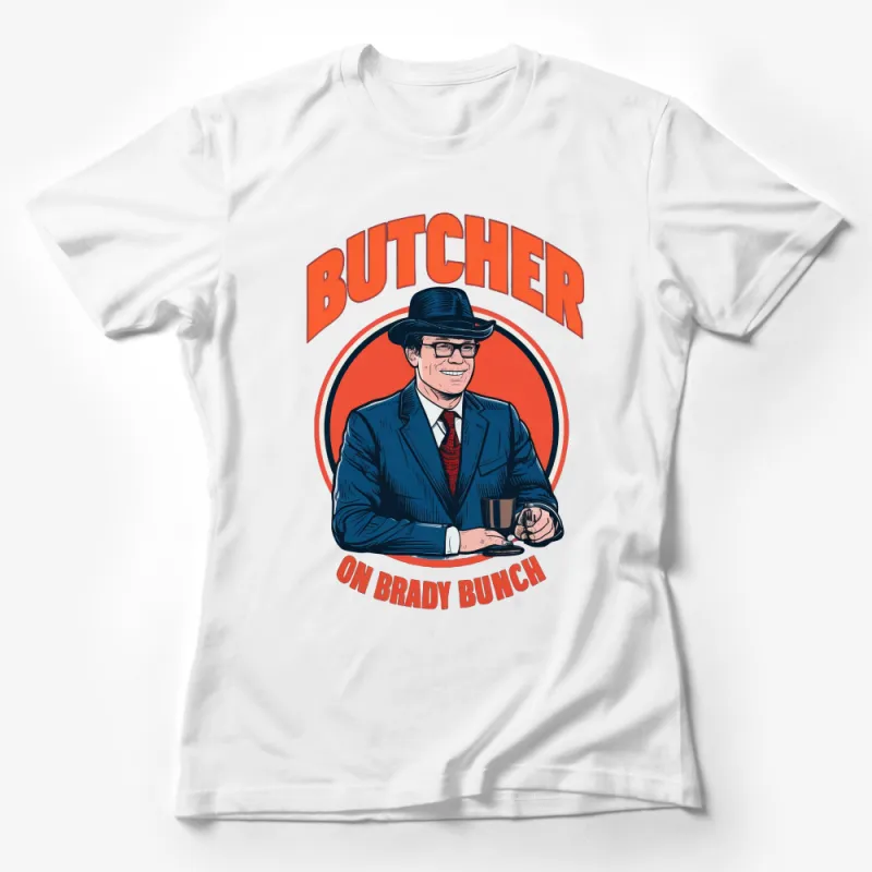 Retro Butcher Bunch T-Shirt, Vintage Inspired Graphic Tee, Unique Meat Lover Shirt, Funny BBQ Outfit, Men's Casual Fashion Top, Gift Female T-Shirt