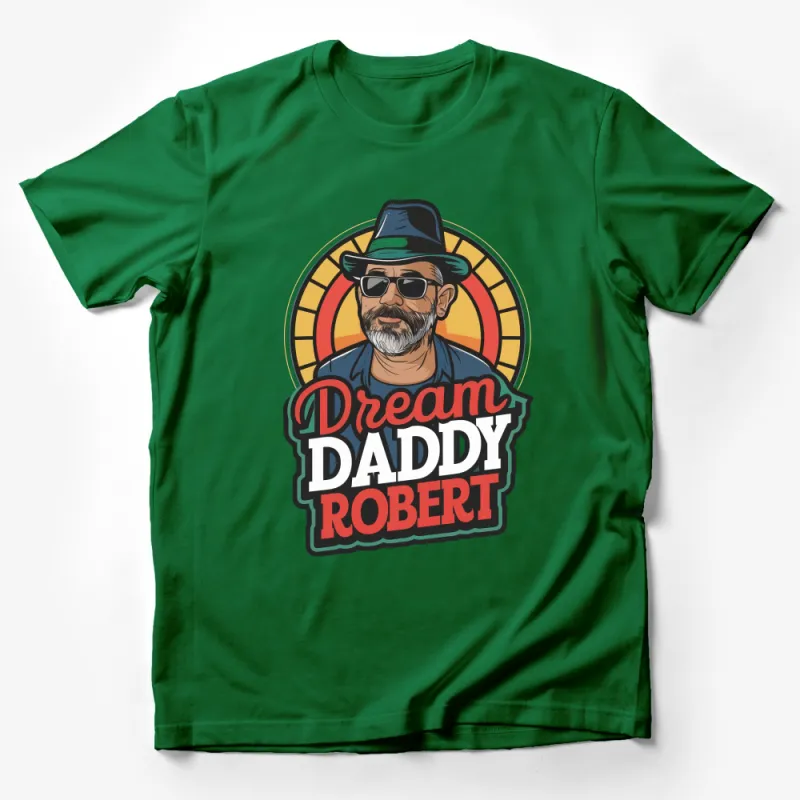 Vintage Inspired Dream Daddy Robert Tee, Retro Style Graphic T-Shirt, Cool Father's Day Gift Shirt Male T-Shirt