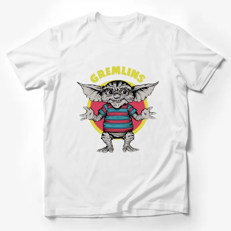 Vintage Gremlins Movie T-Shirt, Retro 80s Cult Classic Gizmo Tee, Unique Fan Gift Idea Male T-Shirt