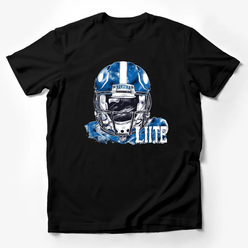 Vintage Football Helmet T-Shirt, Retro Sports Fan Tee, American Football Graphic Shirt, Casual Athletic Apparel, Game Day Outfit, Unisex Male T-Shirt