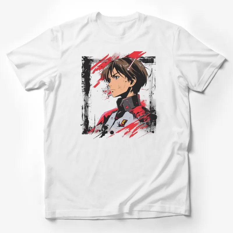 Anime Inspired Graphic T-Shirt, Trendy Streetwear Tee, Unisex Manga Character Shirt, Urban Cool Fashion Top, Casual Wear Male T-Shirt