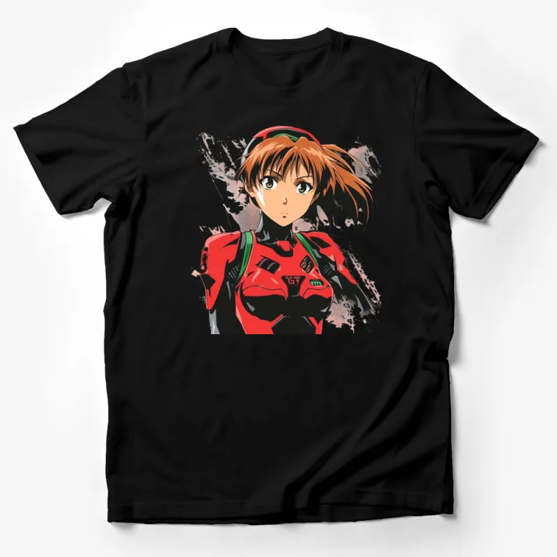 Anime Graphic Tee, Vibrant Character Print T-Shirt, Unisex Manga Style Shirt, Casual Streetwear Top, Otaku Fashion Apparel Male T-Shirt