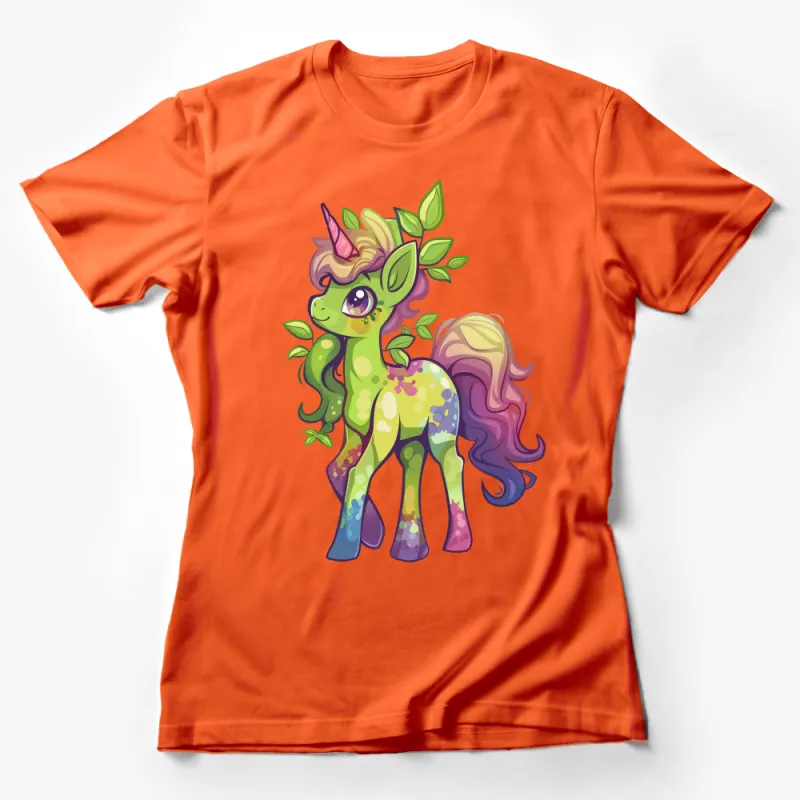 Kids Magical Unicorn T-Shirt, Colorful Fantasy Creature, Cute Animal Tee for Children, Soft Cotton, Unisex, Sizes 2-12 Female T-Shirt