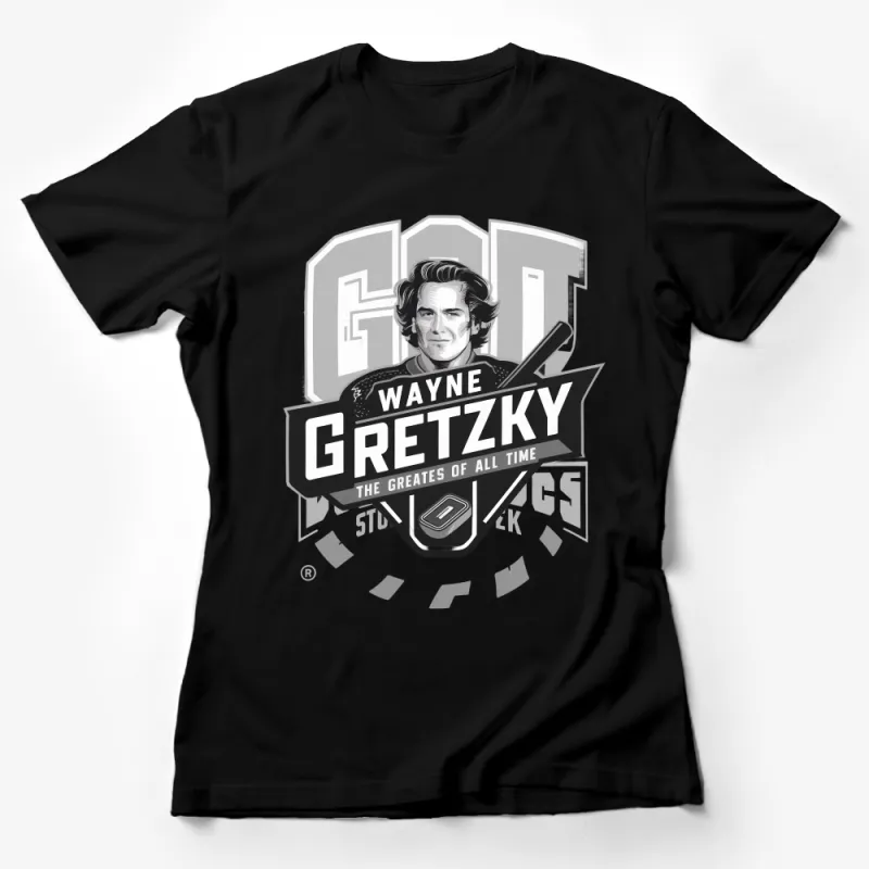 Vintage Wayne Gretzky Hockey Legend T-Shirt, Classic Sports Tee, Unisex Graphic Shirt, Retro Fan Apparel, Gift for Hockey Lovers Female T-Shirt