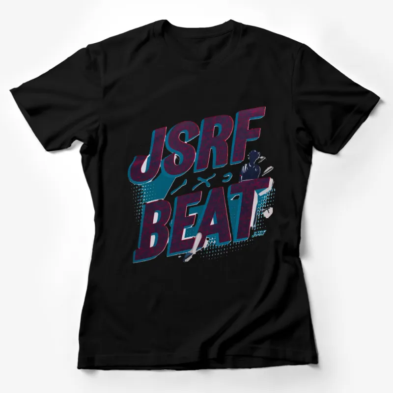 Vintage Style JSRF BEAT Graphic T-Shirt, Retro Gamer Urban Streetwear, Unisex Cotton Tee Female T-Shirt