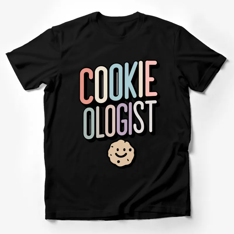 Cookie Ologist T-Shirt, Funny Baker Tee, Cute Cookie Lover Gift, Casual Graphic Shirt for Men Women Male T-Shirt