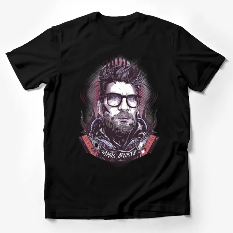 Trendy Graphic T-Shirt, Cool Hipster Art Tee, Unique Illustration, Street Style, Urban Fashion Top, Men's and Women's Shirt Male T-Shirt