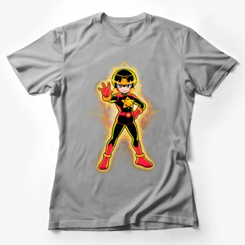 Vibrant Superhero Graphic Tee for Adults, Colorful Comfy Casual Wear, Unisex Hero T-Shirt, Unique Gift Idea Female T-Shirt