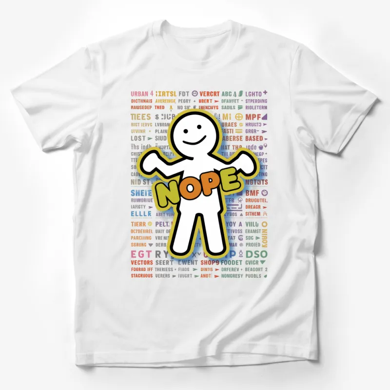 Nope Gingerbread Man T-Shirt, Funny Holiday Tee, Unisex Christmas Shirt, Quirky Graphic Tee, Festive Apparel, Gift Idea Male T-Shirt